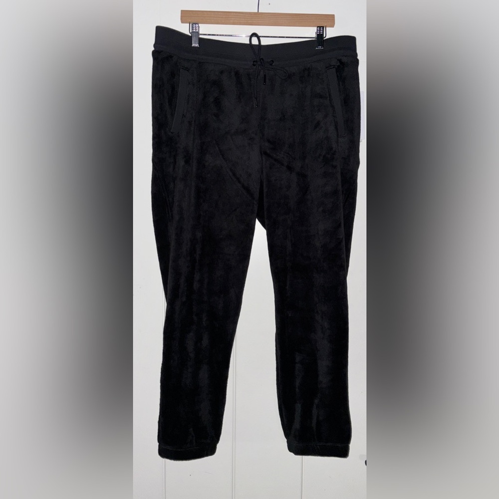 Athleta Recover Cozy Soft Plush Burnout Velvet Jogger  ‎ Relax Fit NEW Women XL